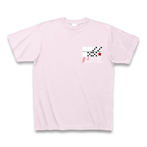 Life's a bitch(A) - by ULP(白文字）(検d-mart)｜Tシャツ Pure Color Print｜ピーチ
