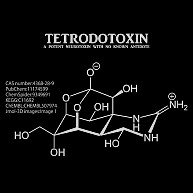 化学Tシャツ：テトロドトキシン(フグ毒)：化学構造・分子式