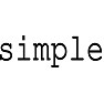 simple simple