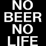 NO BEER NO LIFE(白文字) NO BEER NO LIFE(白文字)