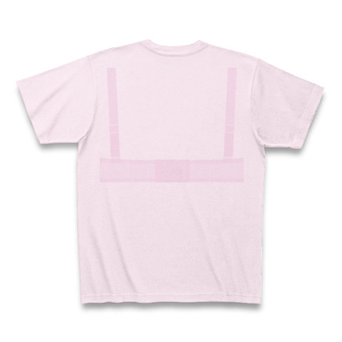 商品詳細 ブラジャー風tシャツ 透けてる風ピンク Tシャツ Pure Color Print ピーチ デザインtシャツ通販clubt