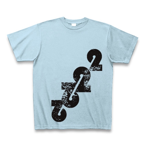number2｜Tシャツ｜ライトブルー