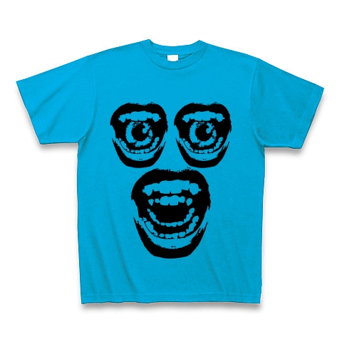 FACE MOUTH｜Tシャツ｜ターコイズ