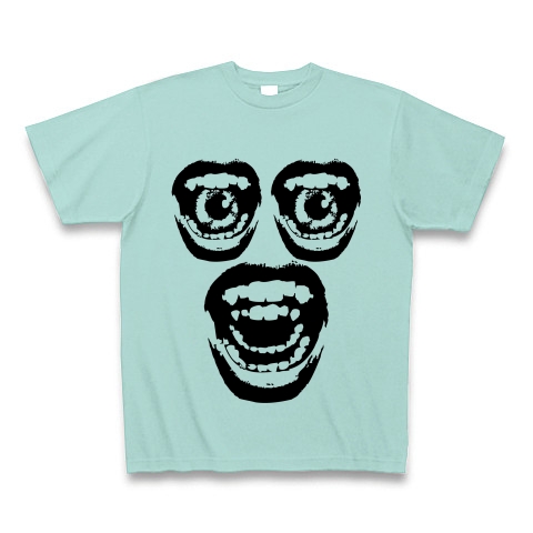 FACE MOUTH｜Tシャツ｜アクア