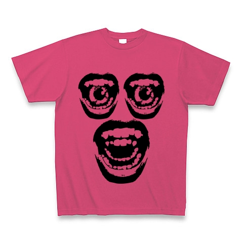 FACE MOUTH｜Tシャツ｜ホットピンク