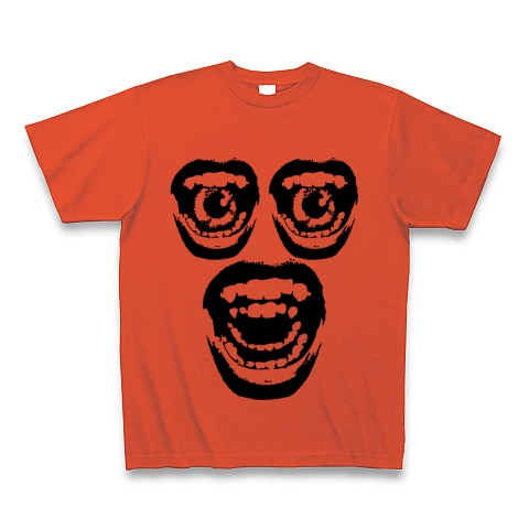 FACE MOUTH｜Tシャツ｜イタリアンレッド