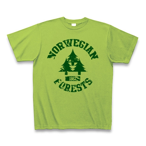 NORWEGIAN FORESTS｜Tシャツ｜ライム