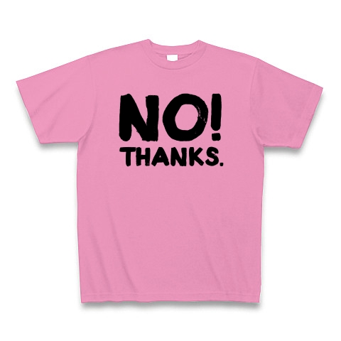 NO｜Tシャツ｜ピンク