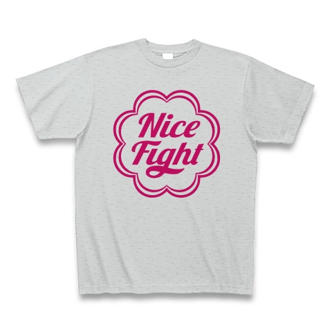 Nice Fight チュッパチャップス Pink｜Tシャツ｜グレー