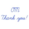 OTN Thank you! Blue OTN Thank you! Blue