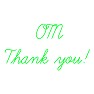 OTN Thank you! Green OTN Thank you! Green
