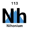新元素記号 ニホニウム「Nh(Nihonium)」 新元素記号 ニホニウム「Nh(Nihonium)」