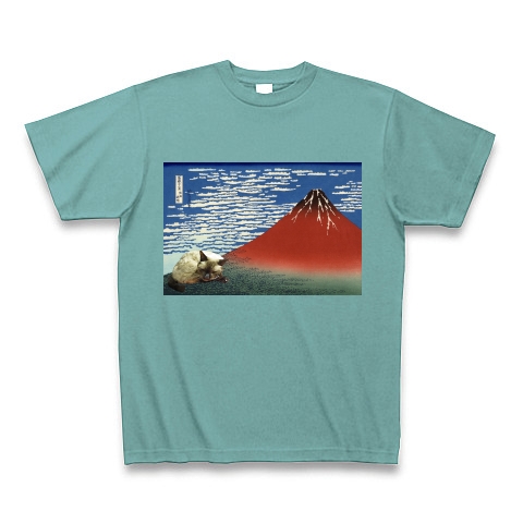 商品詳細 富嶽三十六景 凱風快晴 シャム猫 Tシャツ Pure Color Print ミント デザインtシャツ通販clubt 商品詳細 富嶽三十六景 凱風快晴 シャム猫 Tシャツ Pure Color Print ミント デザインtシャツ通販clubt