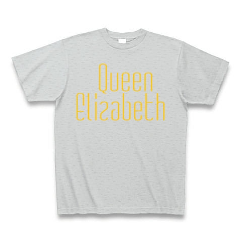 Queen Elizabeth　クイーンエリザベス｜Tシャツ Pure Color Print｜グレー