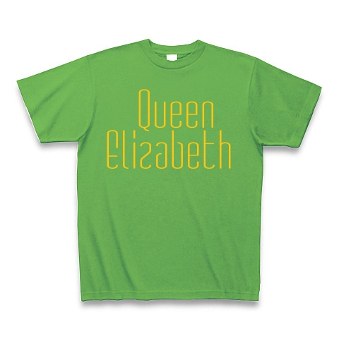 Queen Elizabeth　クイーンエリザベス｜Tシャツ Pure Color Print｜ブライトグリーン