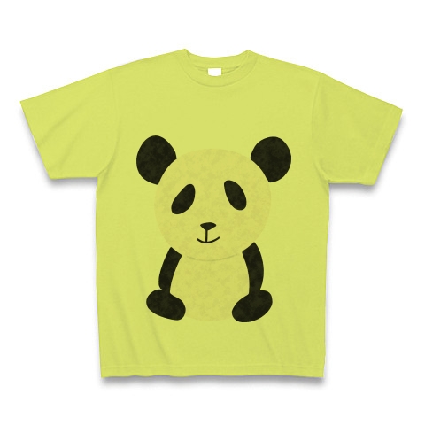 商品詳細 パンダのかわいいイラストtシャツ Tシャツ ライトグリーン デザインtシャツ通販clubt