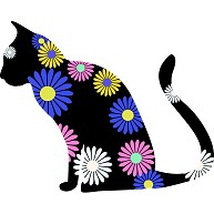 猫のおしゃれなシルエット デザインの全アイテム デザインtシャツ通販clubt