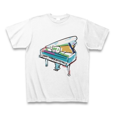 可愛いピアノの水彩イラスト デザインの全アイテム デザインtシャツ通販clubt