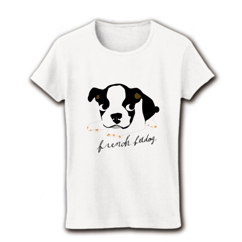 商品詳細 可愛いフレンチブルドッグのイラスト レディースtシャツ ホワイト デザインtシャツ通販clubt 商品詳細 可愛いフレンチブルドッグのイラスト レディースtシャツ ホワイト デザインtシャツ通販clubt