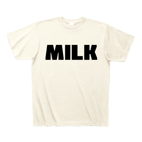 商品詳細 Milk ミルク ロゴ Tシャツ アイボリー デザインtシャツ通販clubt