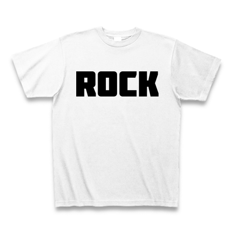 Rock ロック シンプルbigロゴ ストリートファッション デザインの全アイテム デザインtシャツ通販clubt