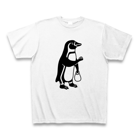 商品詳細 返金 ペンギン イラスト Tシャツ ホワイト デザインtシャツ通販clubt