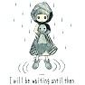 てるてる坊主とつぎはぎ少女。少女,雨,女の子,人,テルテル坊主 てるてる坊主とつぎはぎ少女。少女,雨,女の子,人,テルテル坊主