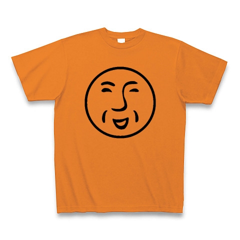商品詳細 笑顔マーク Ba 90 前面 枠有り Tシャツ オレンジ デザインtシャツ通販clubt