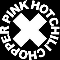 PINK HOT CHILI CHOPPER /ピンクホットチリチョッパー / 白文字