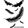 FEATHER 長袖ラグランTシャツバージョン FEATHER 長袖ラグランTシャツバージョン