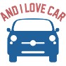 AND I LOVE CAR 長袖ラグランTシャツバージョン AND I LOVE CAR 長袖ラグランTシャツバージョン