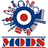 POP ART MODS レディースオーバルTシャツバージョン POP ART MODS レディースオーバルTシャツバージョン