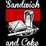 Sandwich and Coke レディースオーバルTシャツ Sandwich and Coke レディースオーバルTシャツ