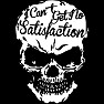 I Can't Get No Satisfaction スカル レディースオーバルTシャツ I Can't Get No Satisfaction スカル レディースオーバルTシャツ