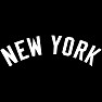 NEW YORK 白ロゴTシャツ NEW YORK 白ロゴTシャツ
