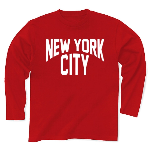 New York City 白ロゴ デザインの全アイテム デザインtシャツ通販clubt