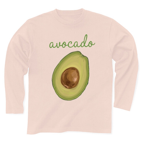 商品詳細 Avocado アボカド 長袖tシャツ 長袖tシャツ ライトピンク デザインtシャツ通販clubt