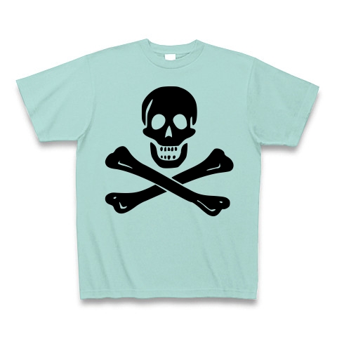 商品詳細 海賊旗スカル Jolly Roger サミュエル ベラミーの海賊旗 黒ロゴtシャツ Tシャツ アクア デザインtシャツ通販clubt