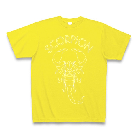 SCORPION-サソリ-白ロゴTシャツ｜Tシャツ Pure Color Print｜デイジー
