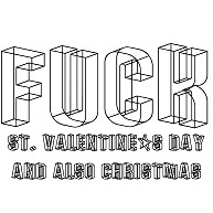 商品詳細 Fuck St Valentaine S Day And Also Christmas Sf Ver 非リア 充デザイン トレーナー ホワイト デザインtシャツ通販clubt