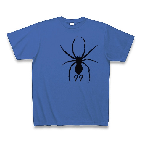 商品詳細 蜘蛛のシルエットtシャツ Tシャツ ミディアムブルー デザインtシャツ通販clubt