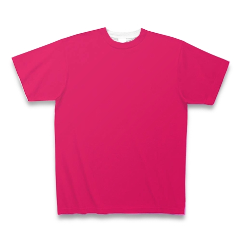 商品詳細 斜めグラデーション ピンク 地色 全面プリントtシャツ ホットピンク デザインtシャツ通販clubt