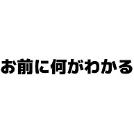 商品詳細 お前に何がわかる Tシャツ パープル デザインtシャツ通販clubt