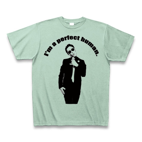 商品詳細 Perfect Human パーフェクトヒューマン Tシャツ Pure Color Print アイスグリーン デザインtシャツ通販clubt