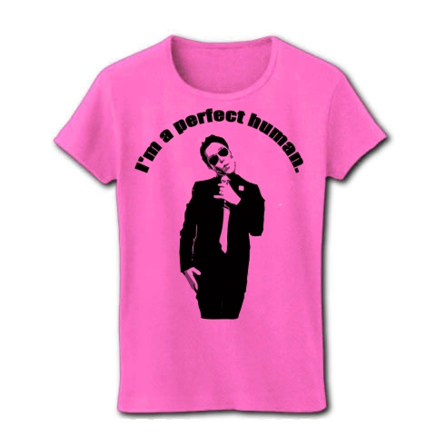 商品詳細 Perfect Human パーフェクトヒューマン レディースtシャツ ピンク デザインtシャツ通販clubt