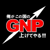 GNP上昇（白赤）