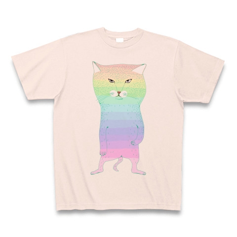 商品詳細 ゆめかわいい猫 Tシャツ ライトピンク デザインtシャツ通販clubt