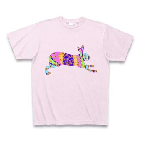 商品詳細 ゆめかわウサギ Tシャツ Pure Color Print ピーチ デザインtシャツ通販clubt