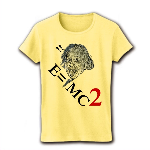 E=MC2 TYPE-A｜レディースTシャツ｜ライトイエロー