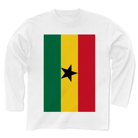 商品詳細 ガーナ共和国 Republic Of Ghana 長袖tシャツ ホワイト デザインtシャツ通販clubt 商品詳細 ガーナ共和国 Republic Of Ghana 長袖tシャツ ホワイト デザインtシャツ通販clubt
